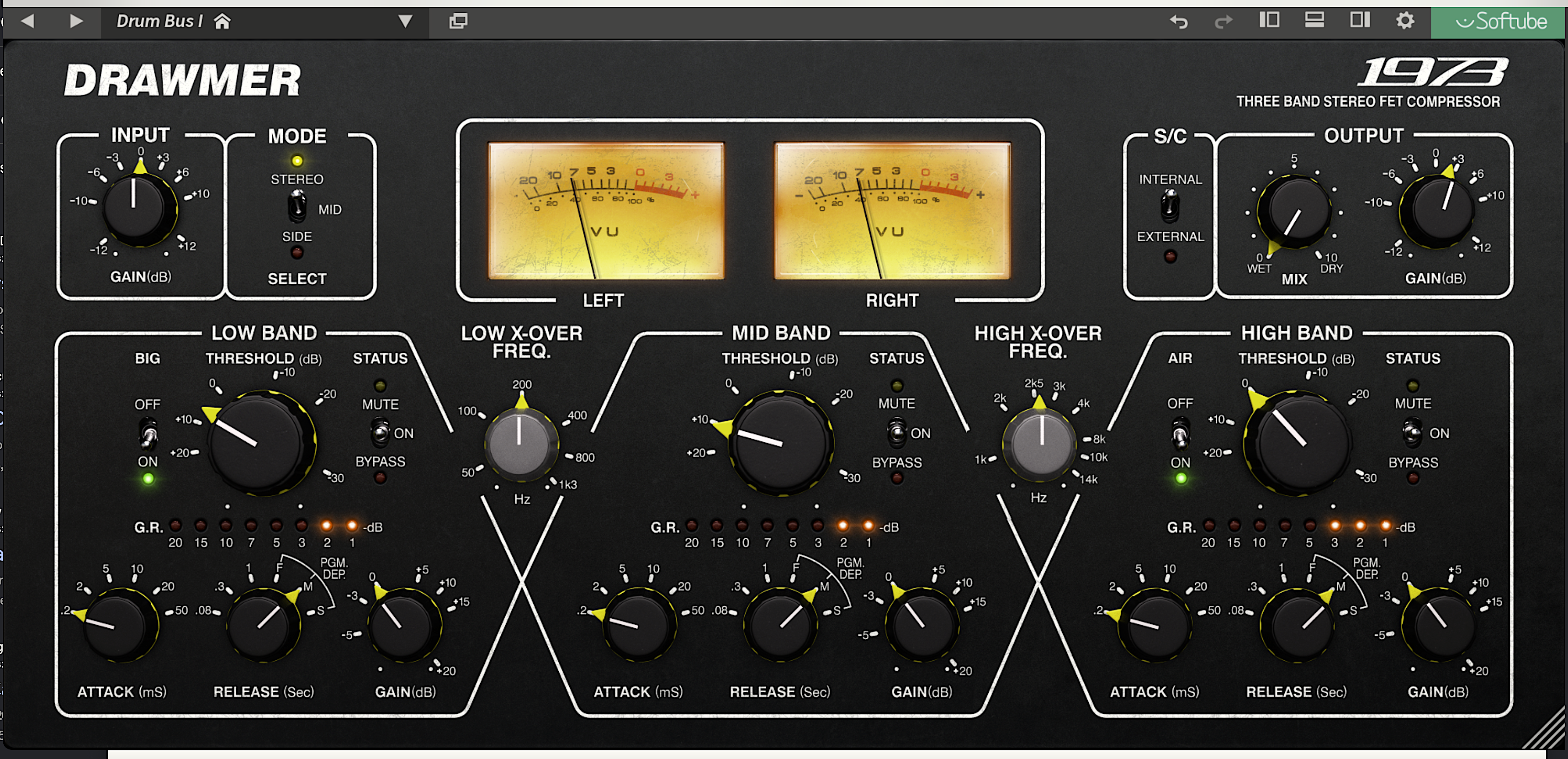 Softube Drawmer 1973 Multi-band Compressor